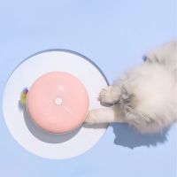 Игрушка для кошек Pawgether PL1 с перьями интерактивная, розовая Игрушка для кошек Pawgether PL1 с перьями интерактивная, розовая