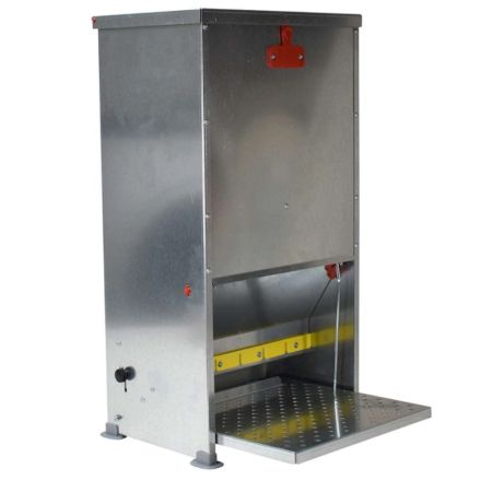 Кормушка педальная ALMA 28 л для кур