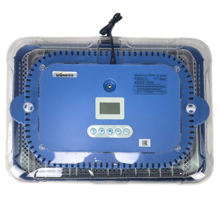 Инкубатор HHD 70H автоматический на 70 яиц, с контролем влажности и овоскопом на 220В/12В от сети и аккумулятора