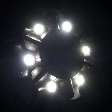 Фонтан-аэратор плавающий Boyu PY-10000LED для пруда, с подсветкой Фонтан-аэратор плавающий Boyu PY-10000LED для пруда, с подсветкой