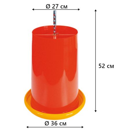 Кормушка бункерная 18 кг для цыплят