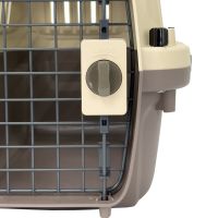 Переноска Superior Range 51х33х33 см для кошек и собак Pet Choice с креплением к ремню безопасности автомобиля и металлической верхней решеткой