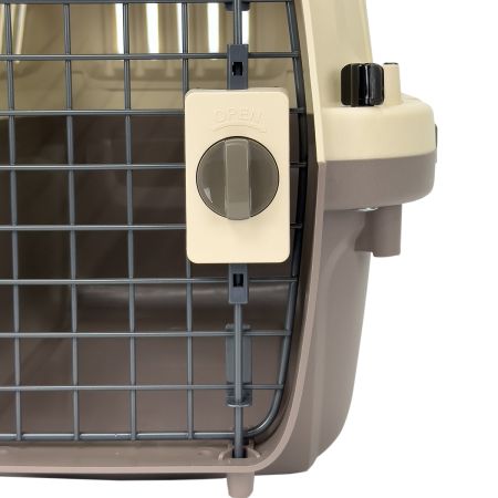 Переноска Superior Range 51х33х33 см для кошек и собак Pet Choice с креплением к ремню безопасности автомобиля и металлической верхней решеткой