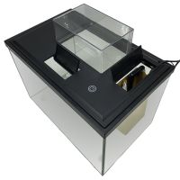 Аквариум Boyu FY-10 35 л с вакуумным карманом, отрицательным давлением, фильтром и LED-лампой, черный