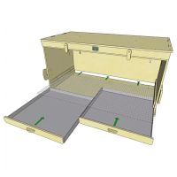 Брудер для цыплят HobbyFarm деревянный с лаковым покрытием