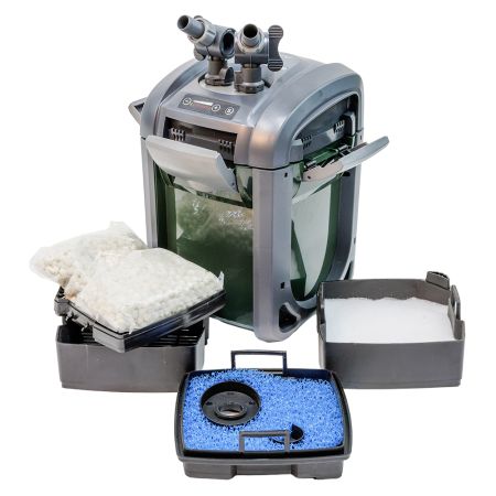 Фильтр внешний Boyu DGN-410 с УФ стерилизацией для аквариума 100-400 л с регулятором канистровый 1610 л/ч