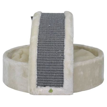 Когтеточка-лежак 40х42х30 см, кремовый