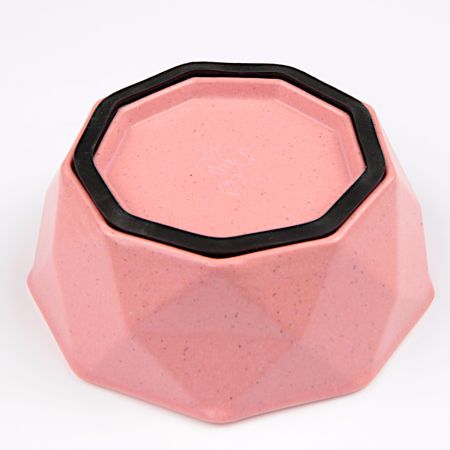 Миска, 14.4x14.4x5.4 см, 500 мл, розовый