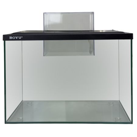 Аквариум Boyu FY-10 35 л с вакуумным карманом, отрицательным давлением, фильтром и LED-лампой, черный