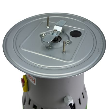 Зернодробилка HobbyFarm EM-25P для измельчения зерна электрическая с функцией мельницы / в комплекте 4 сита