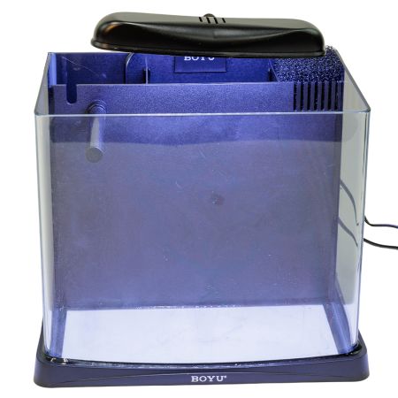 Аквариум Boyu Joyful Home ME-300 16 л, с покрывным стеклом, фильтром и LED-лампой