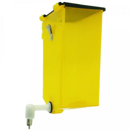 Поилка ниппельная для кроликов и птиц с бачком 1 л 90° Monoflo