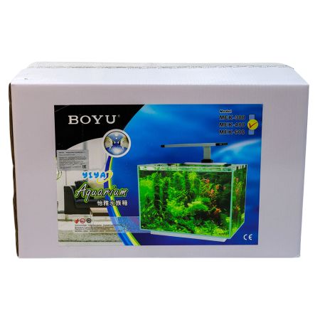 Аквариум Boyu Yiya MEK-480, 31 л с фильтром и LED лампой