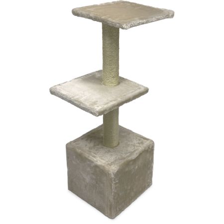 Когтеточка-комплекс 30х30х88 см, кремовый