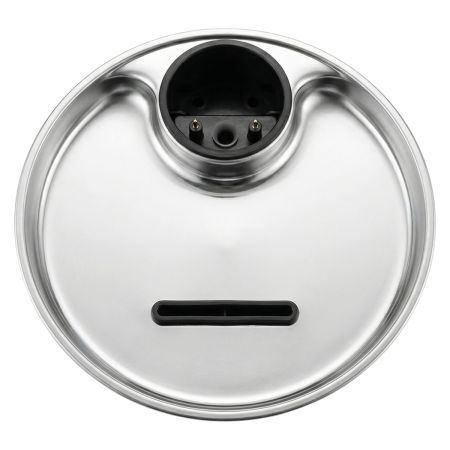 Автопоилка фонтан Petzengo PHW3 2.5 л, с датчиком движения, сталь, для кошек и собак