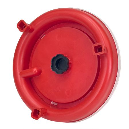 Поилка вакуумная 10 л с винтовой пробкой и ручкой на ножках для кур, домашней птицы