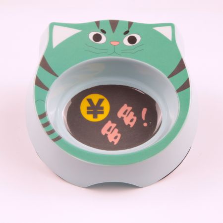 Миска для собак и кошек, 18x17.5x5 см, 270 мл, зеленый