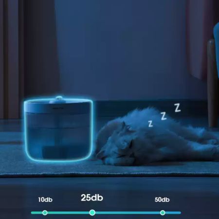 Автопоилка фонтан для собак и кошек Pawgether P200, 2.3 л, белая