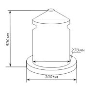 Поилка сифонная 20 л для кур, уток